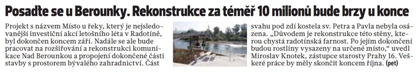 Naše Praha 5 | číslo 17/2015| Vyšlo: 14.10.2015 | Strana: 4
