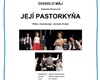 Pozvánka na divadelní představení Její pastorkyňa