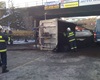 Odlehčení návěsu od uhelného substrátu.<br />Foto: Mgr. Miroslav Knotek, MČ Praha 16