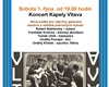 Plakát ke koncertu skupiny Vltava 